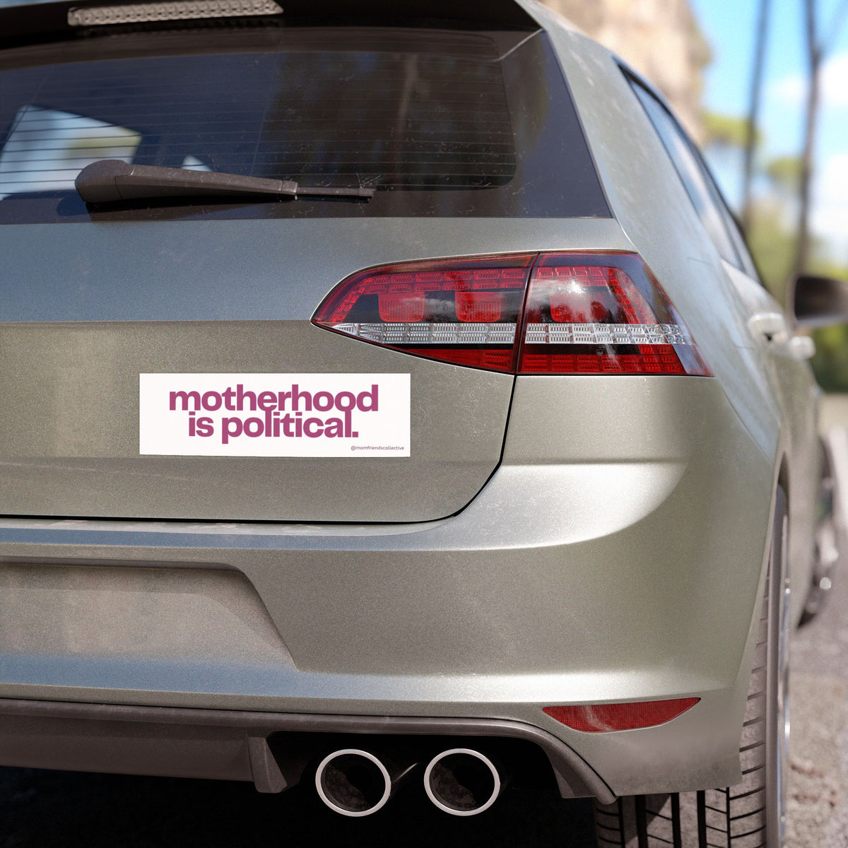 Motherhood is Political Car Magnet by Mom Friends Collective