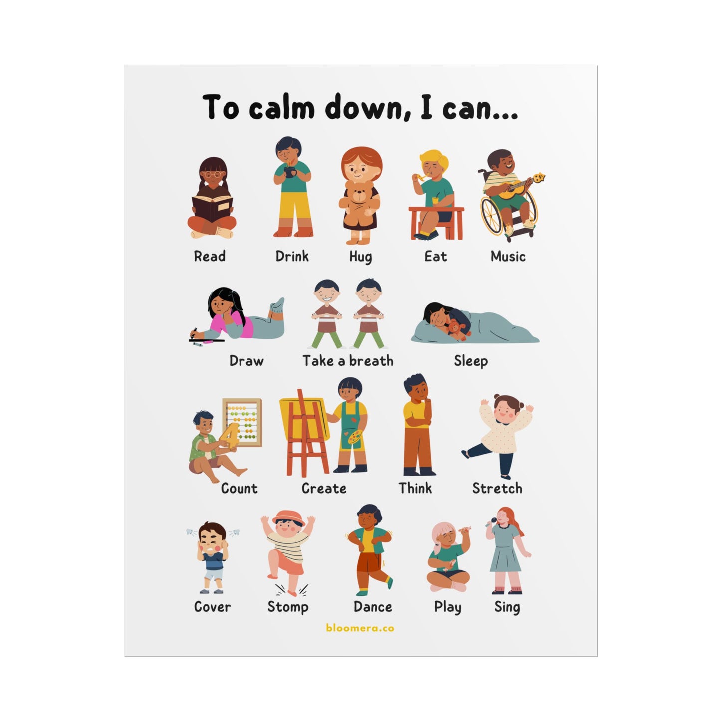 Coping Skills Chart for Kids | Emotional Regulation Tools for Big Feelings