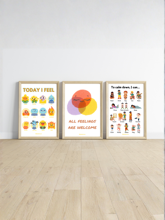 Emotions Chart for Young Children | Teaching Emotional Intelligence and Emotional Regulation to Kids