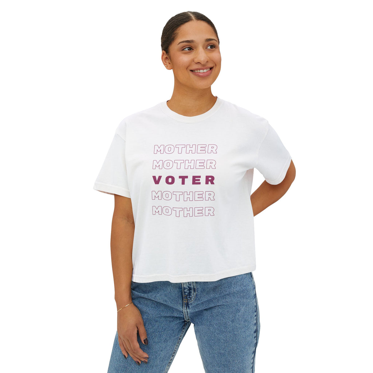 Mother Voter Mother Boxy T-Shirt by Mom Friends Collective