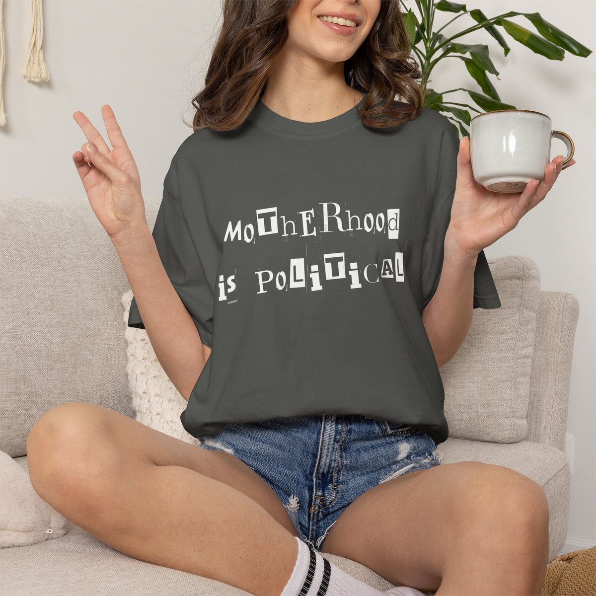 Motherhood Is Political (and PUNK) Comfort Colors Tees