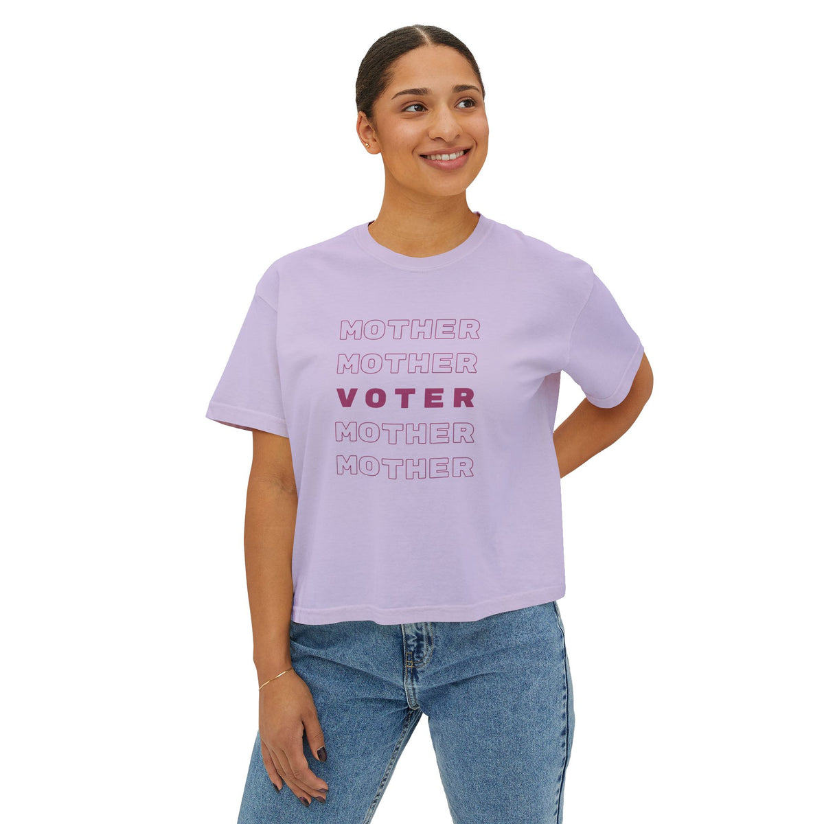 Mother Voter Mother Boxy T-Shirt by Mom Friends Collective