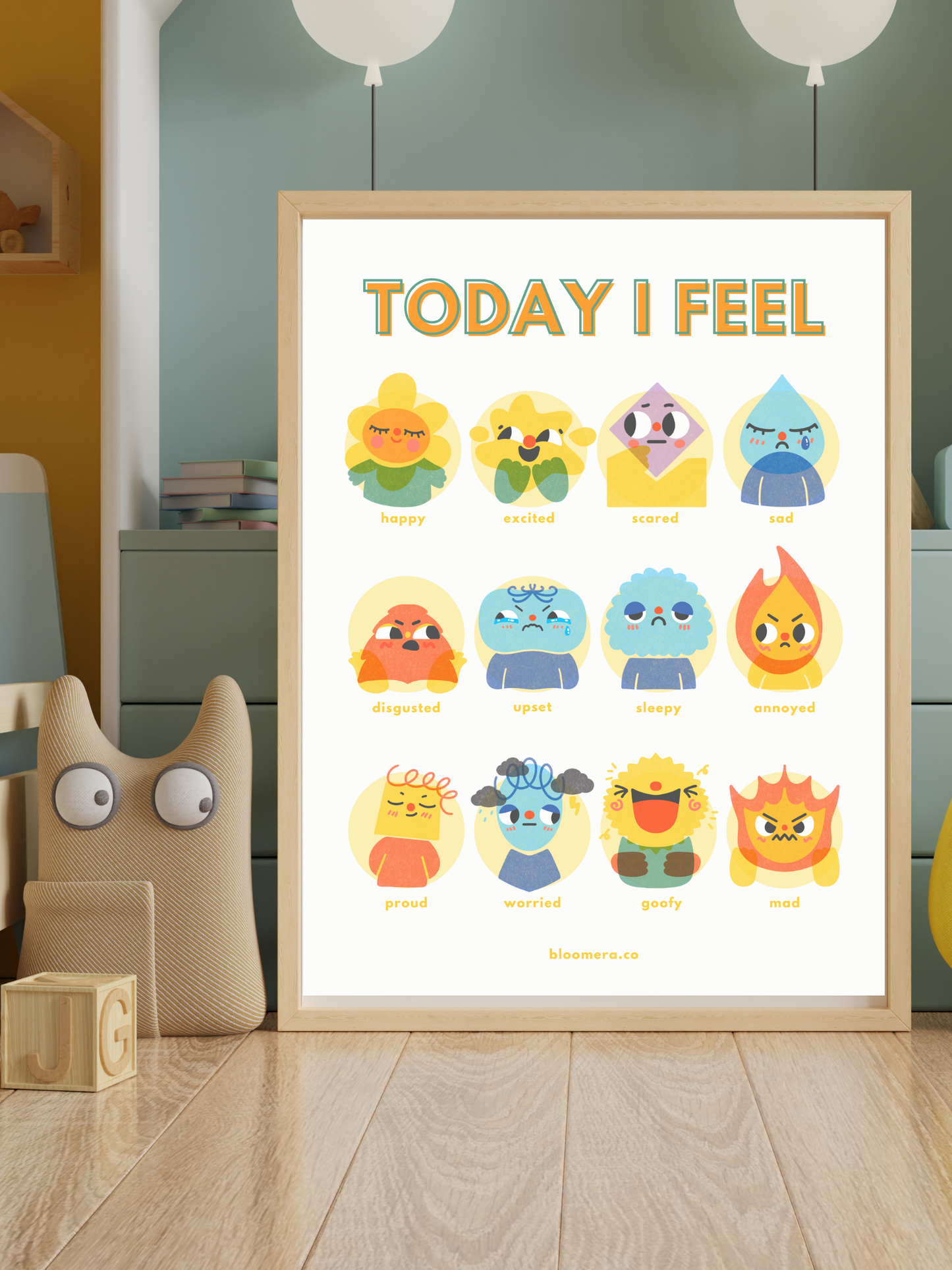 Emotions Chart for Young Children | Teaching Emotional Intelligence and Emotional Regulation to Kids