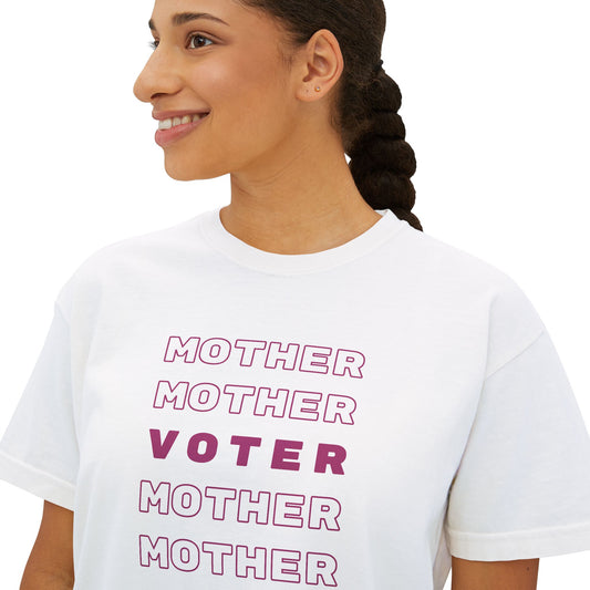 Mother Voter Mother Boxy T-Shirt by Mom Friends Collective