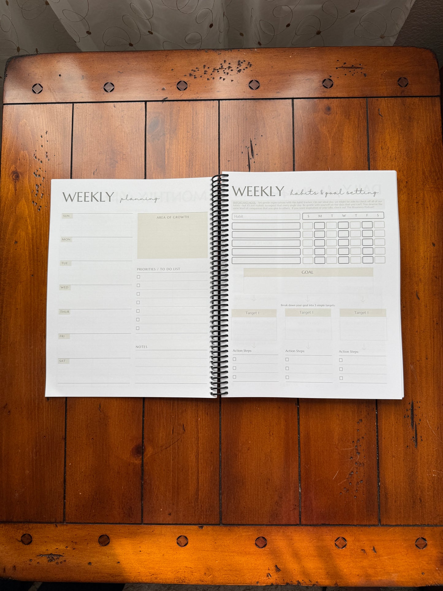 Bloomera Seasons of Growth 90 Day Planner