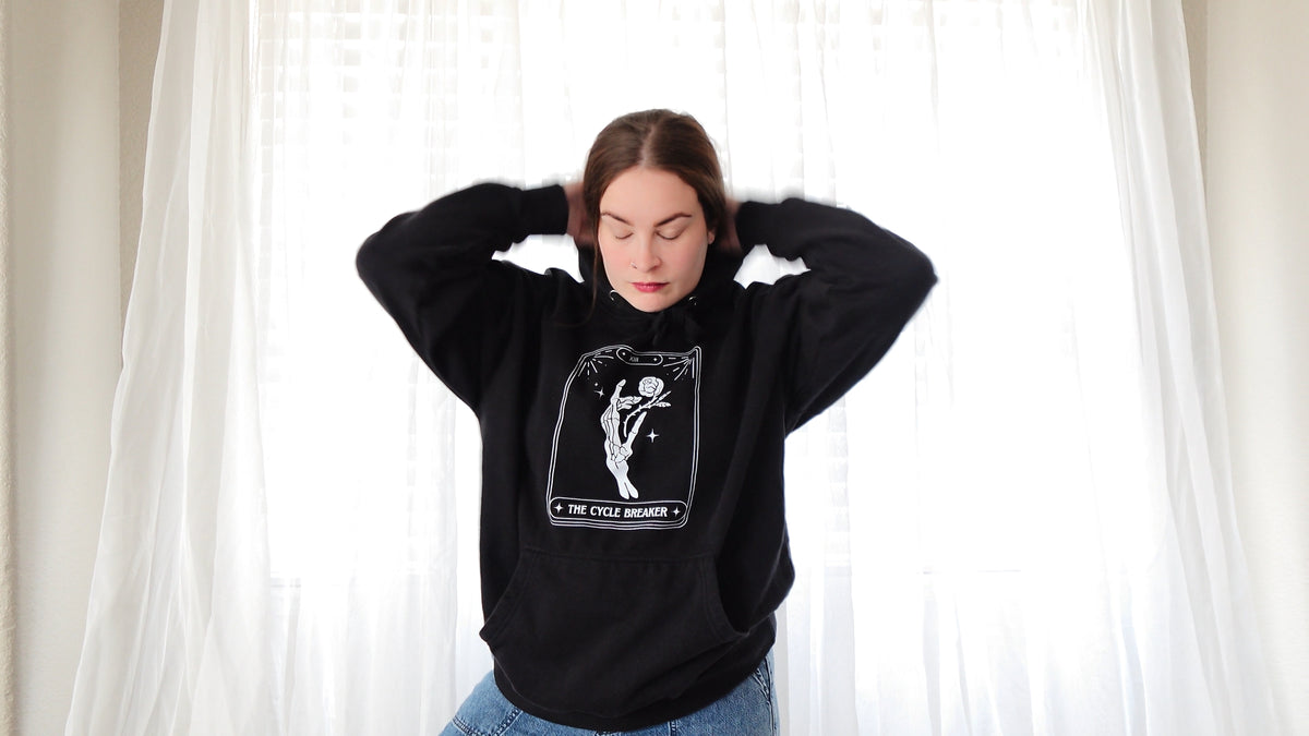 The Cycle Breaker Tarot Unisex Hoodie