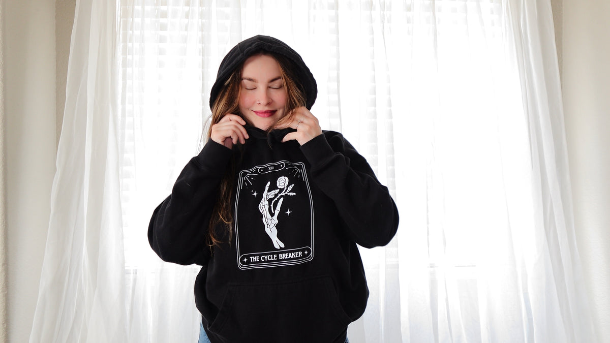 The Cycle Breaker Tarot Unisex Hoodie
